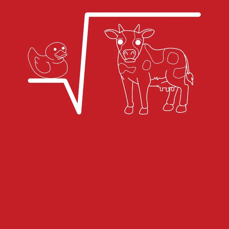 Duck Root Cow Math Jeu De Mots Math Math