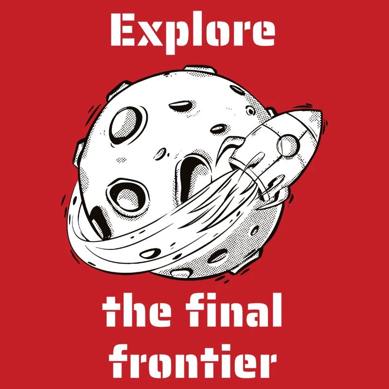 Explore The Final Frontier Retro Outer Space