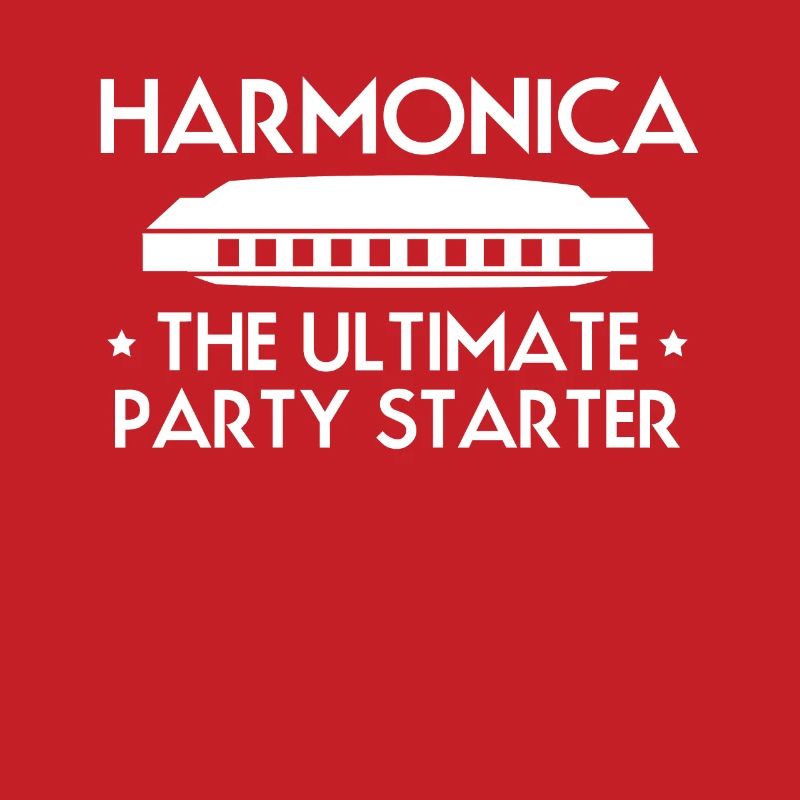 Harmonica Harmonica Slogan Chemise