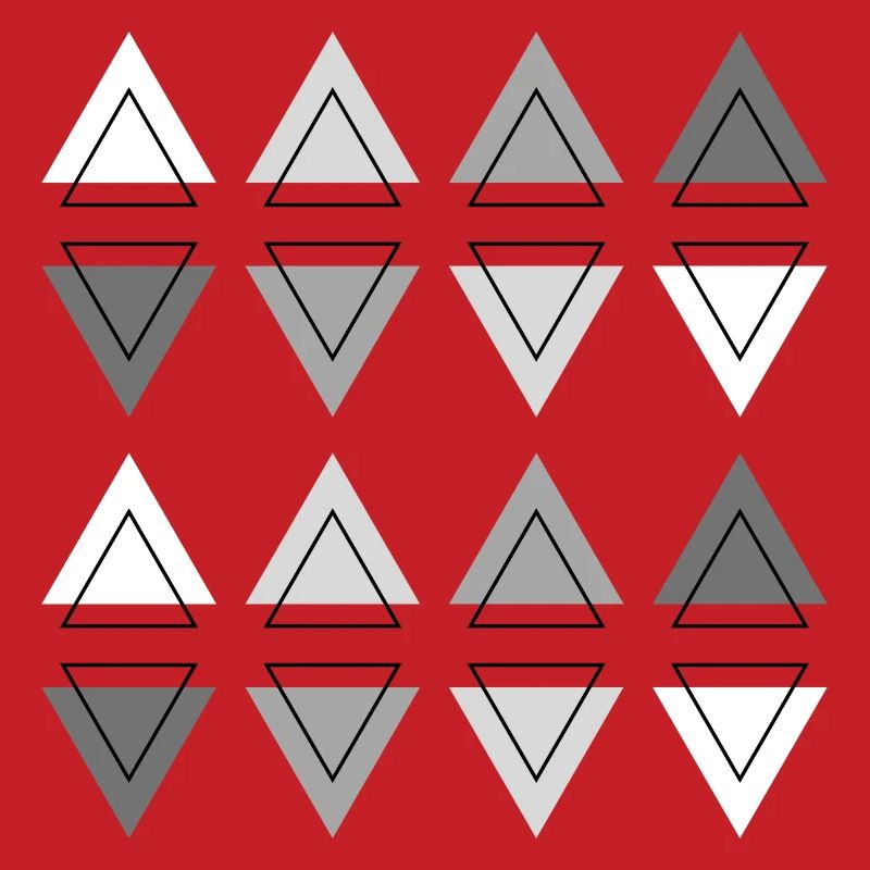 Modern Abstract Geometry Two-row triangles