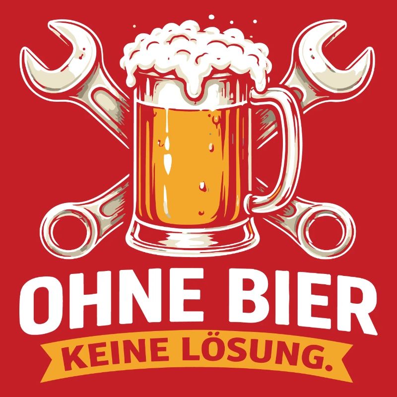 No solution without beer – Beer & Tools Shirt