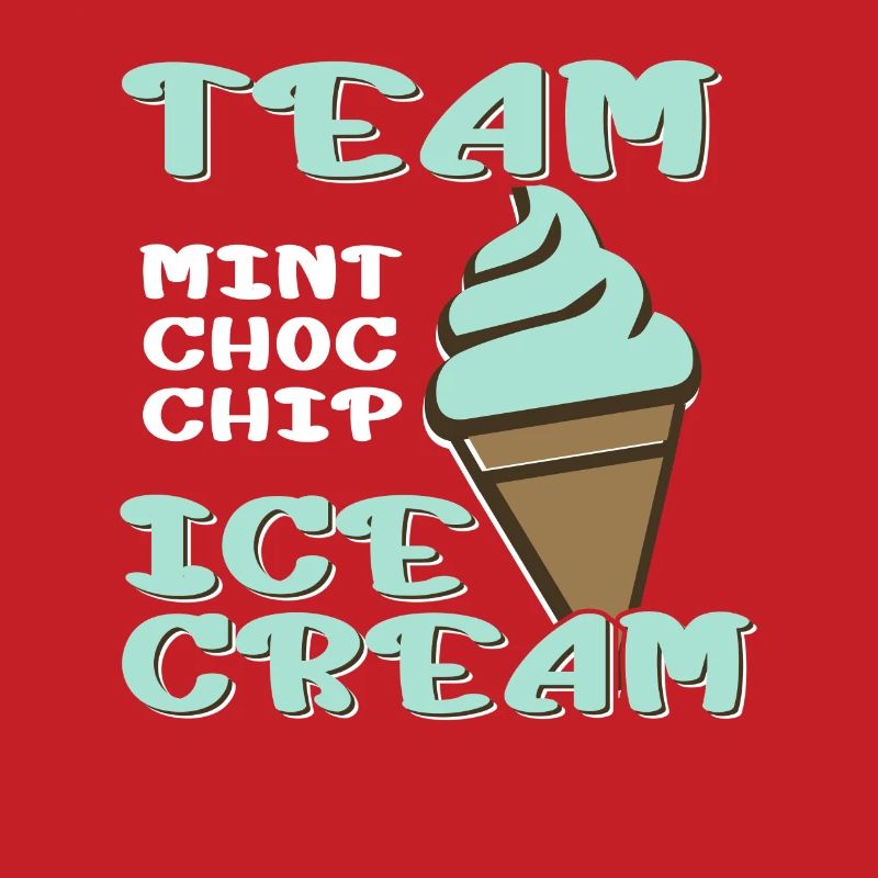 Team Mint Choc Eiswaffel Eiscreme Eis