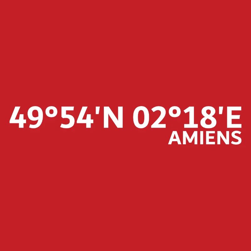 Coordonnées d’Amiens