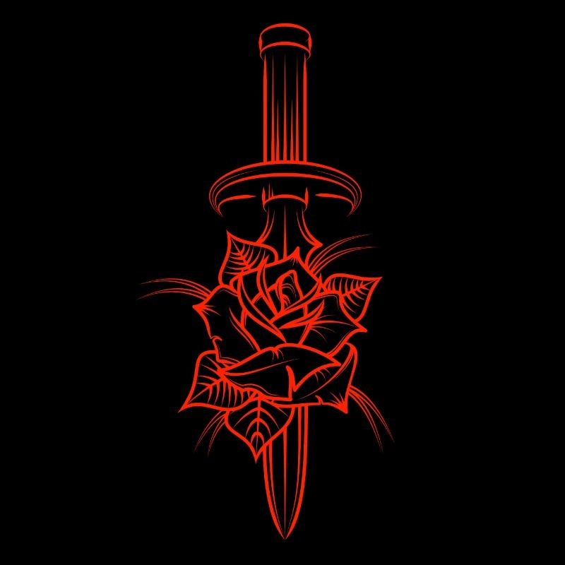 tattoo dagger