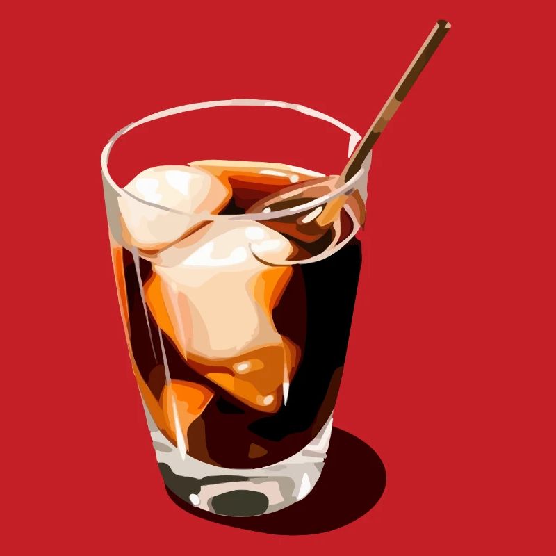 Kaffe, dryck, illustration
