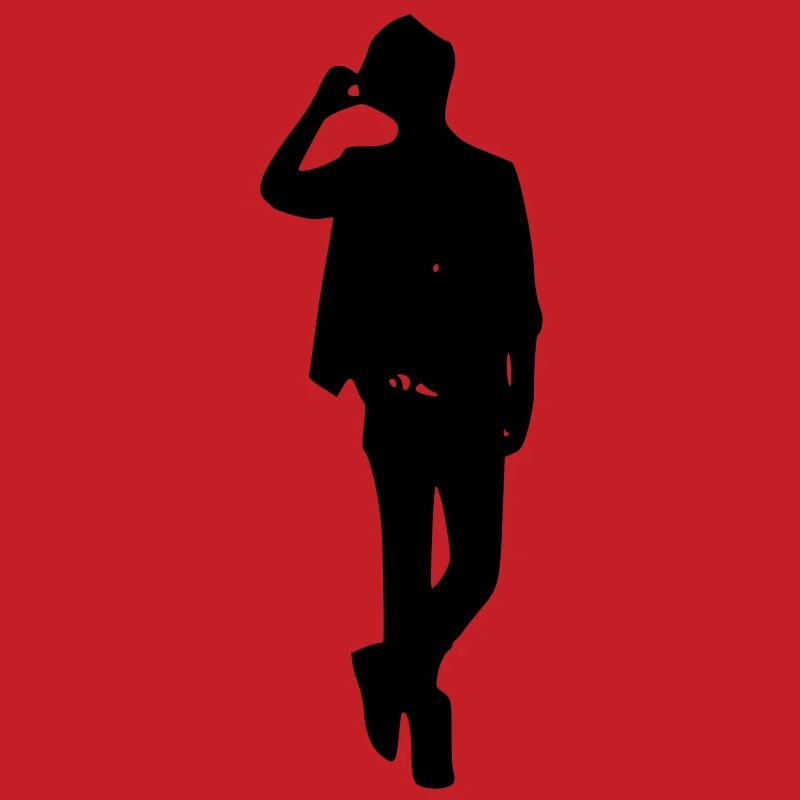 Junge Modell Silhouette