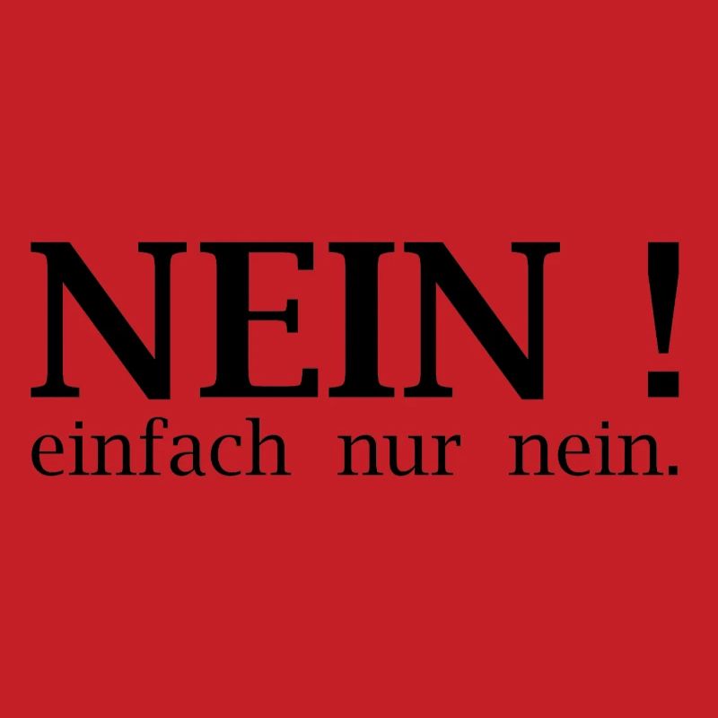 Nein! einfach nur nein.