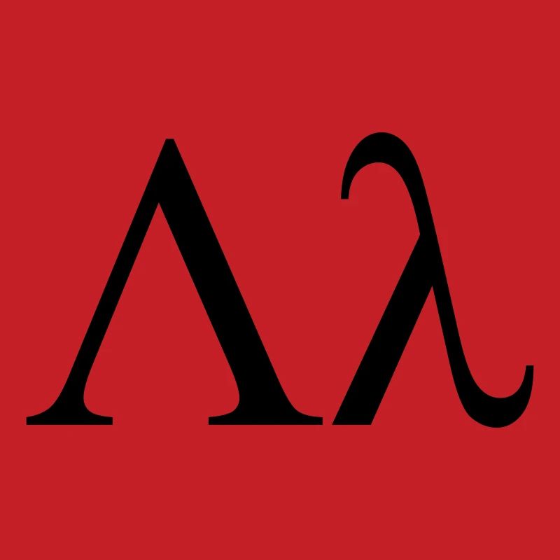 lettre grecque lambda utilisé par les maisons de