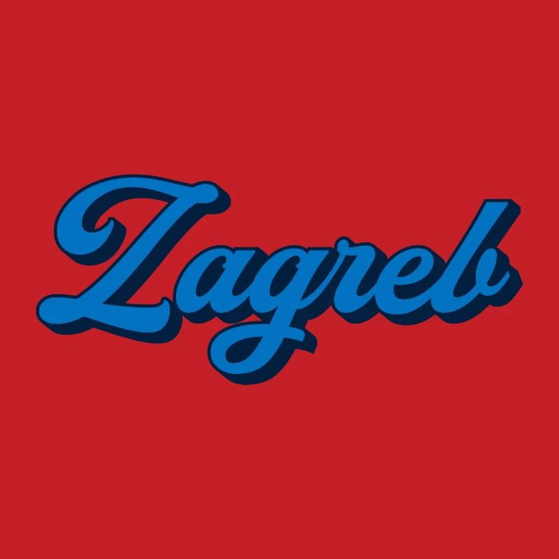 Zagreb Script Logo Style