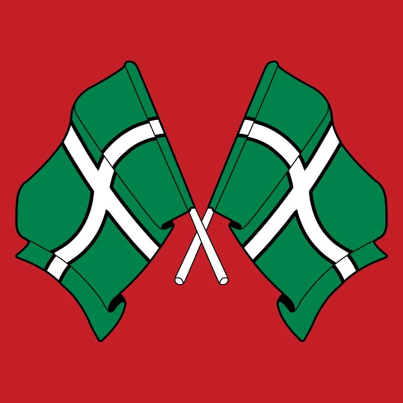 Drapeaux croisés du Devon
