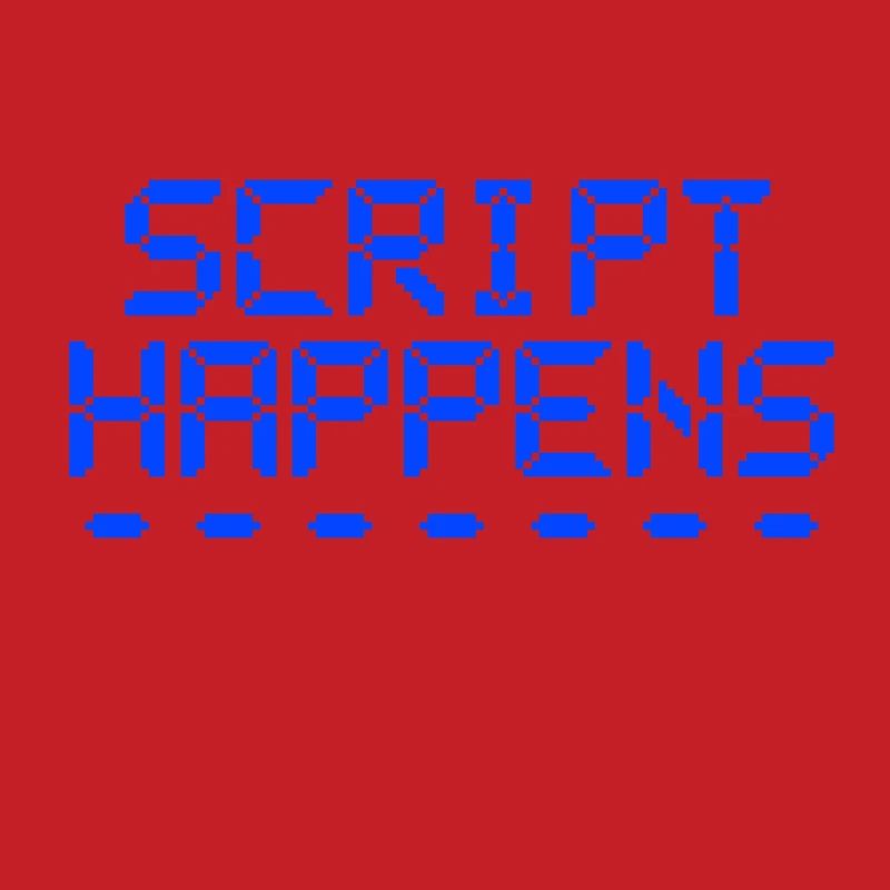 Computerprogrammierskript passiert Programmierer