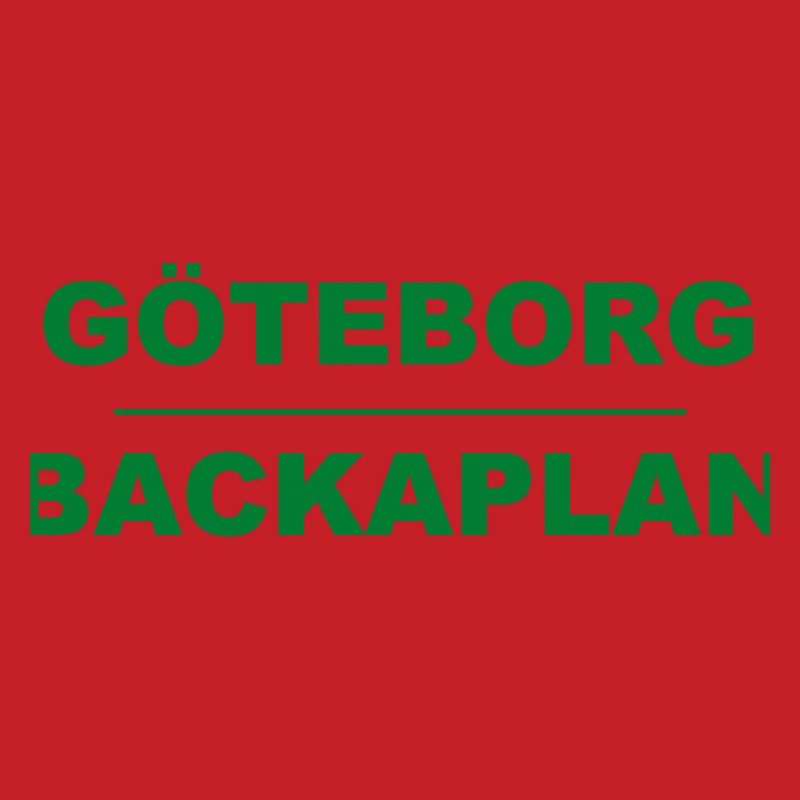 Göteborg Backaplan – Design vert-noir