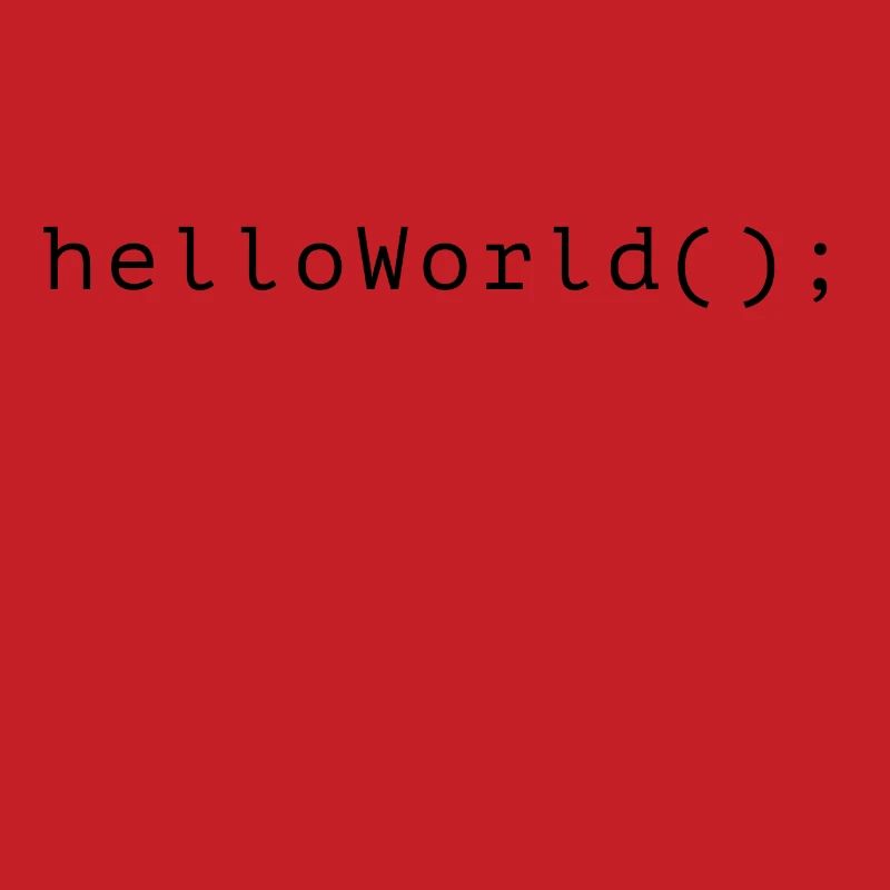 HelloWorld Program Code Coding Informatik
