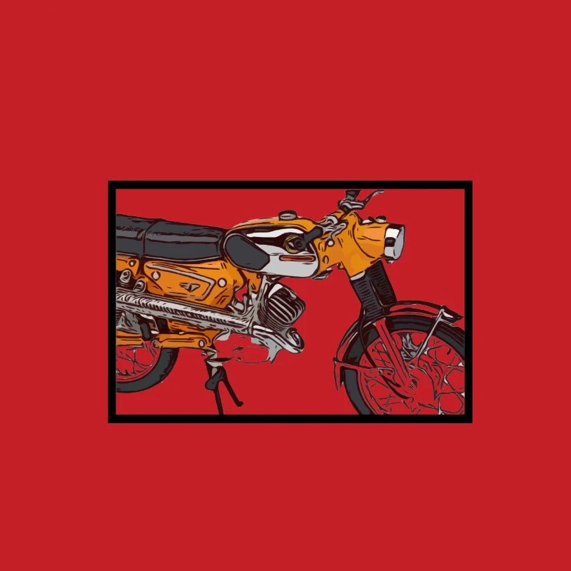 Zündapp Mofa Moped Oldtimer Geschenkidee