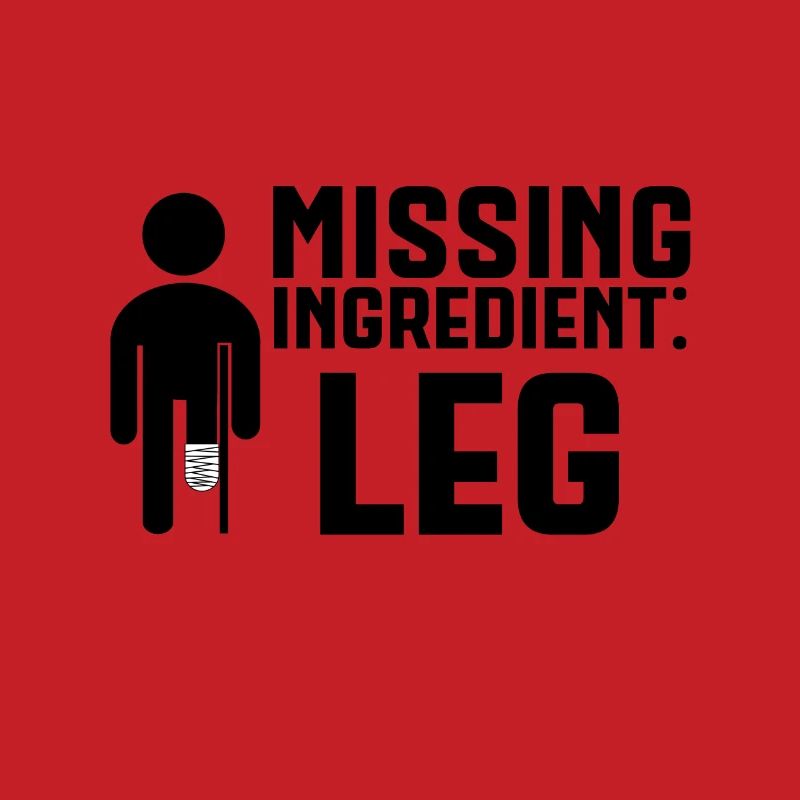 Jambe amputée Missing Ingredient Leg