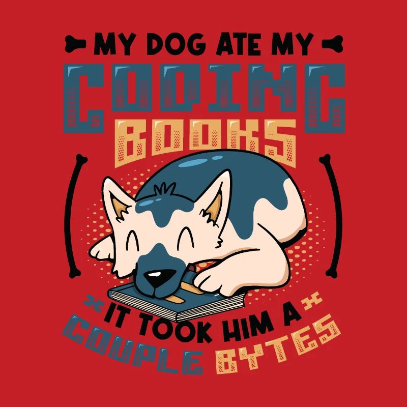 Hund Bytes Code Computer Scherz Programmierung