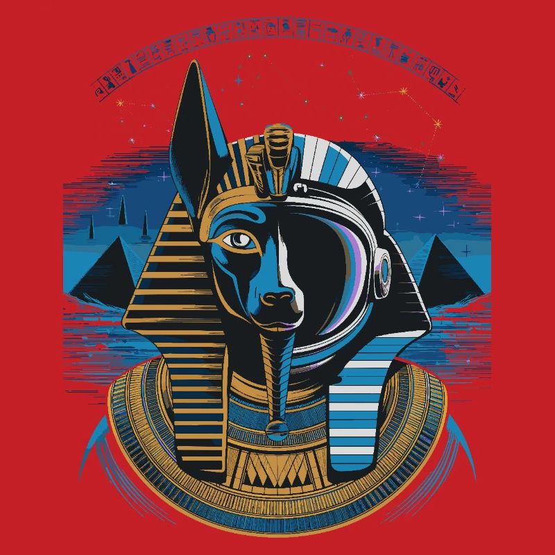 Conception hybride Anubis céleste