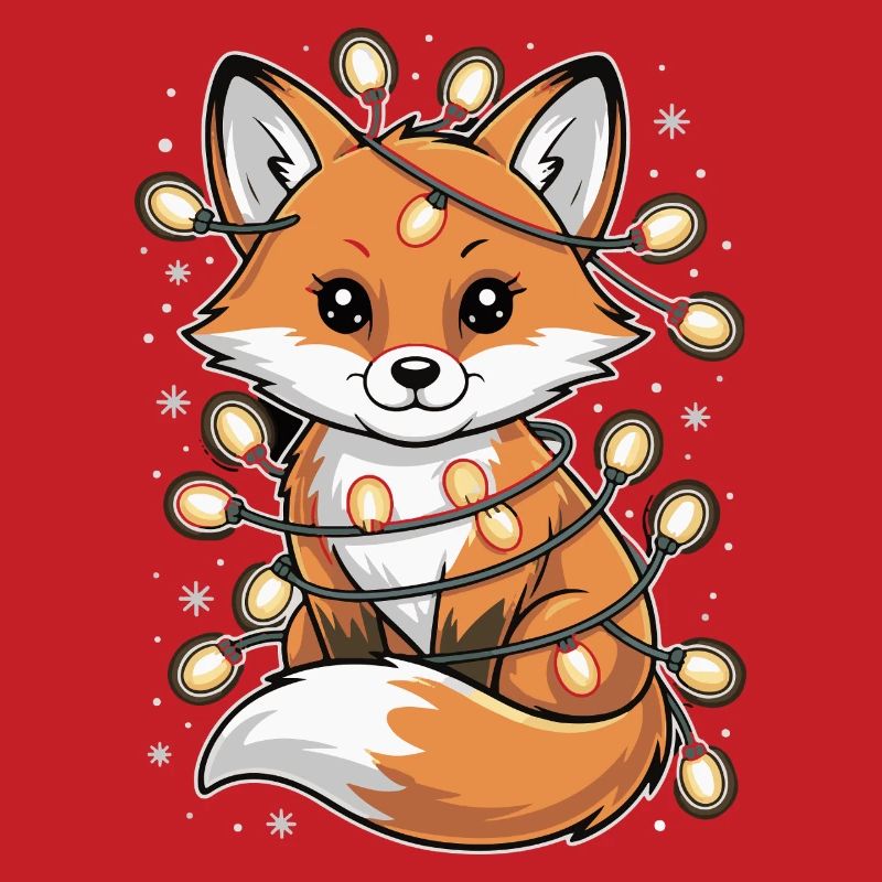 Lichterfuchs in the winter magic fox
