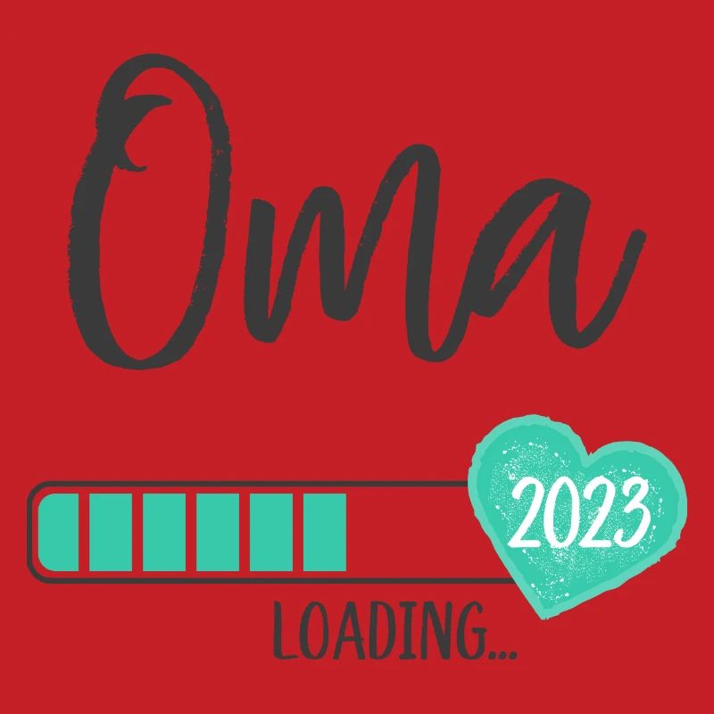 Oma Loading 2023 Herz Junge Werdende Großmutter