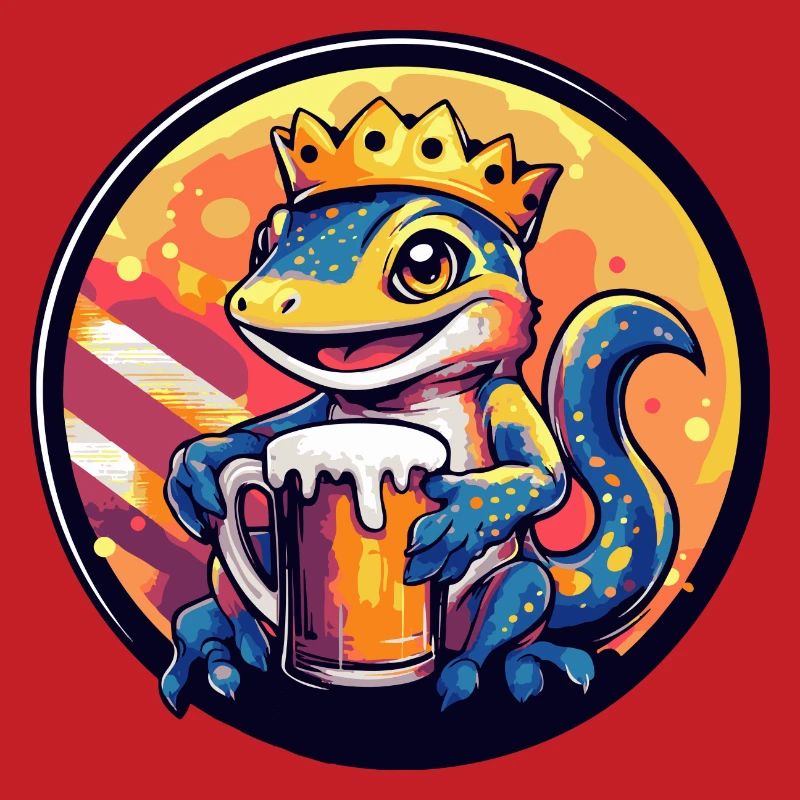 Echse Bier Comic