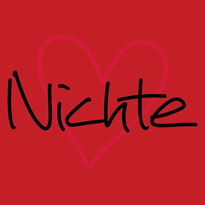 Nichte Herz Geschenk Geschenkidee Partnerlook