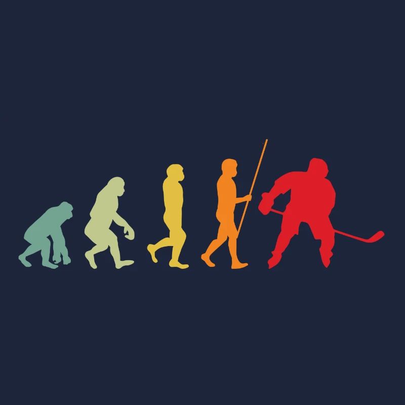 Ice hockey evolution