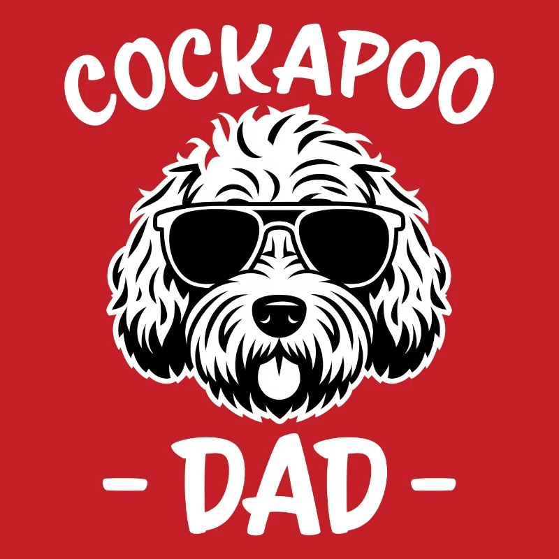 Cockapoo Saying Dad Funny Cockapoo Gift