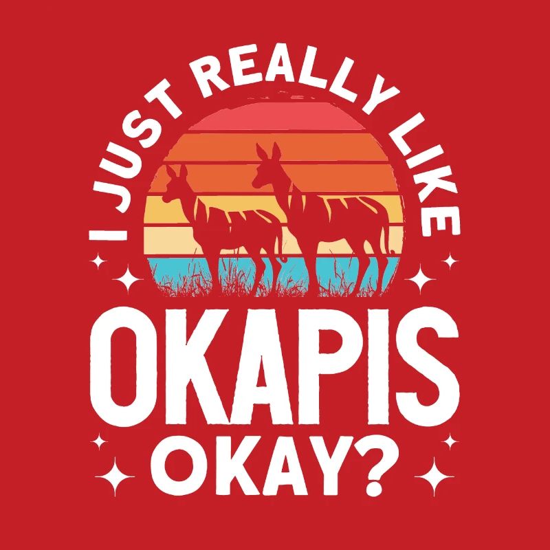 Funny zookeeper okapi lover