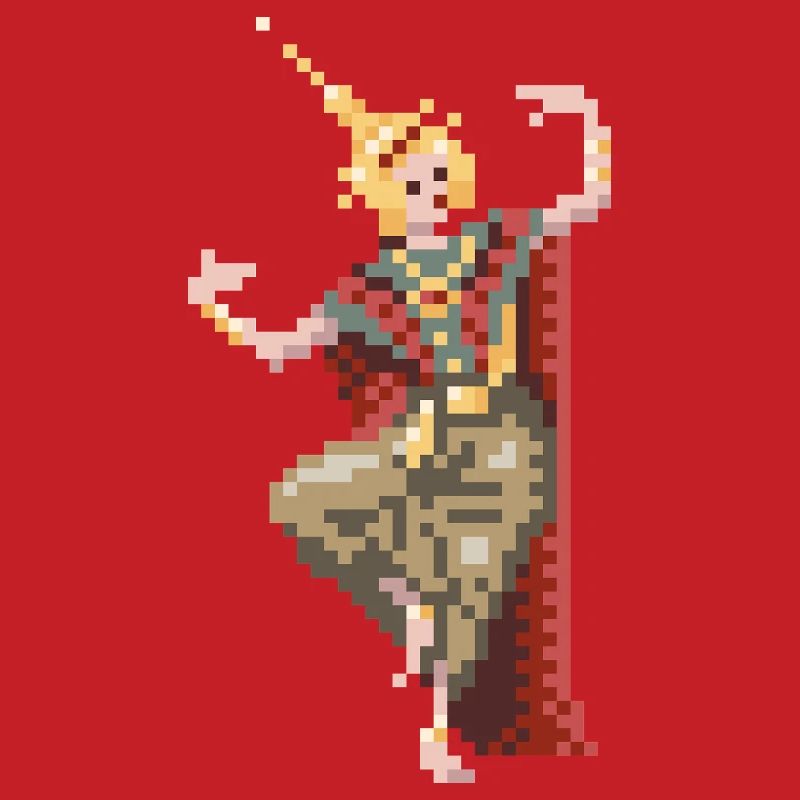 Danseuse thaïlandaise 8bit