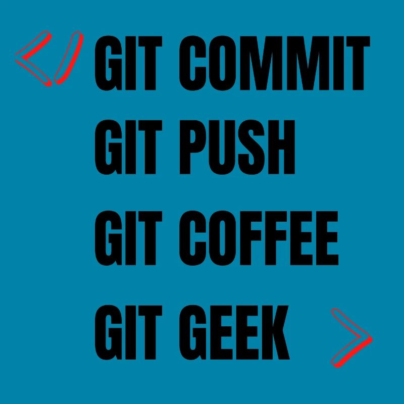 git commit git push git coffee git geek developpeu