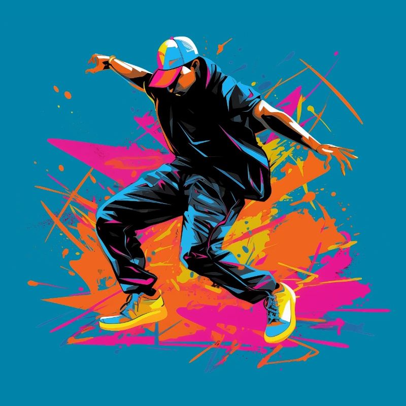 Synthwave rétro B Boy