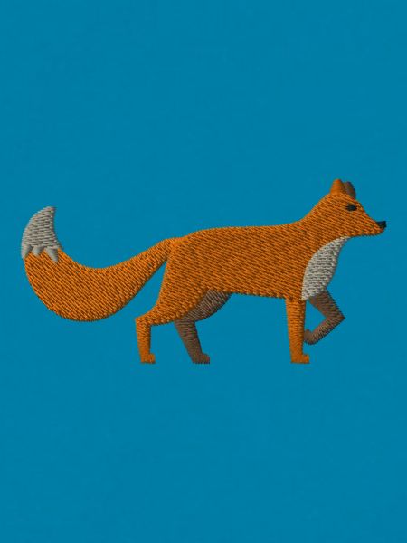 Fuchs bestickt