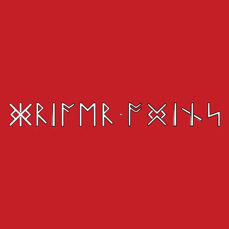 Warrior Odin's Runic Script Germanic Vikings