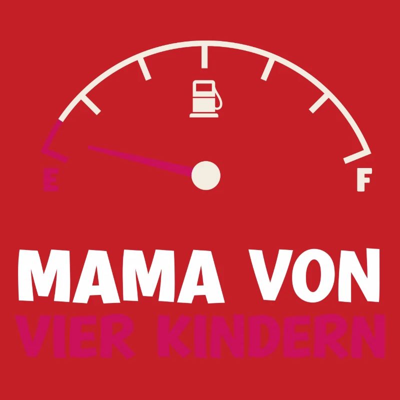 Tank leer Mama von 4 Kindern Mutter Muttertag Kind