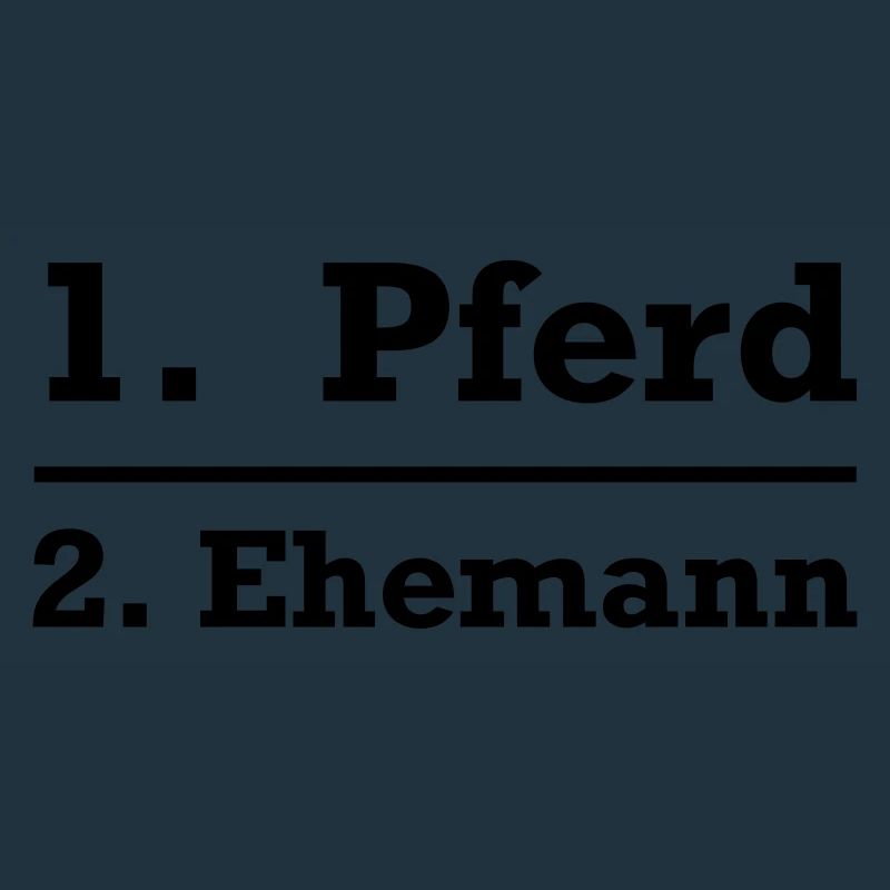 Pferd vor Ehemann