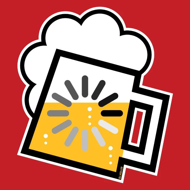 Bier Wird Geladen (Bierkrug Loading / Icon / /)