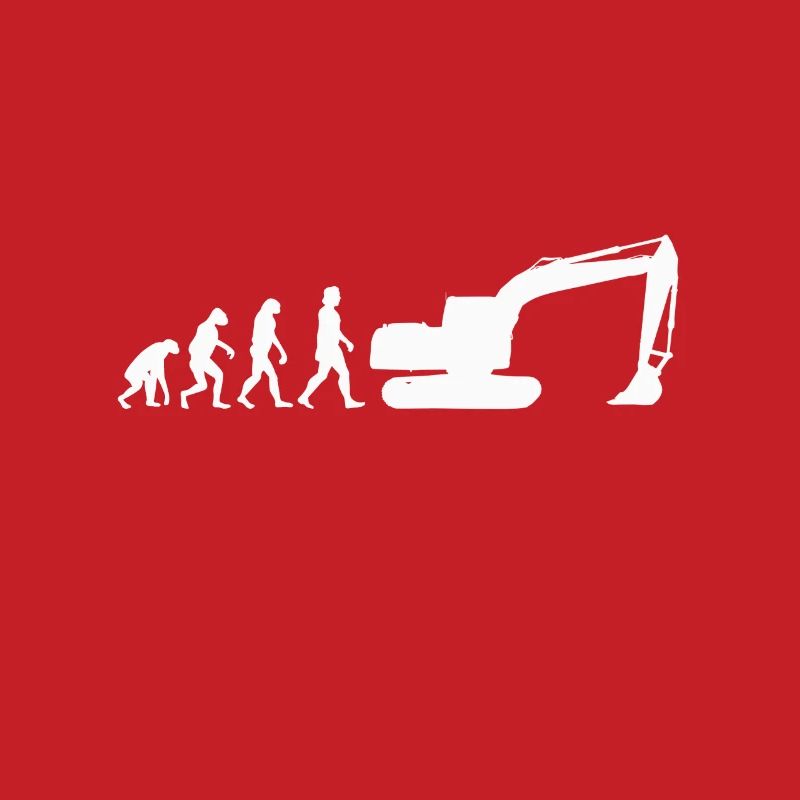 Bagger Baggerfahrer Evolution