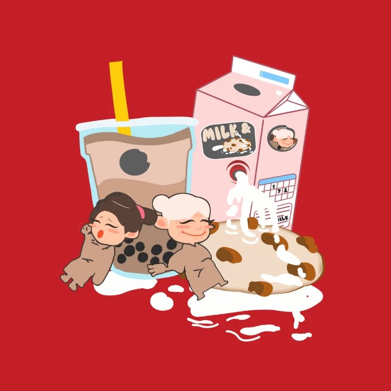 Biscuits et lait