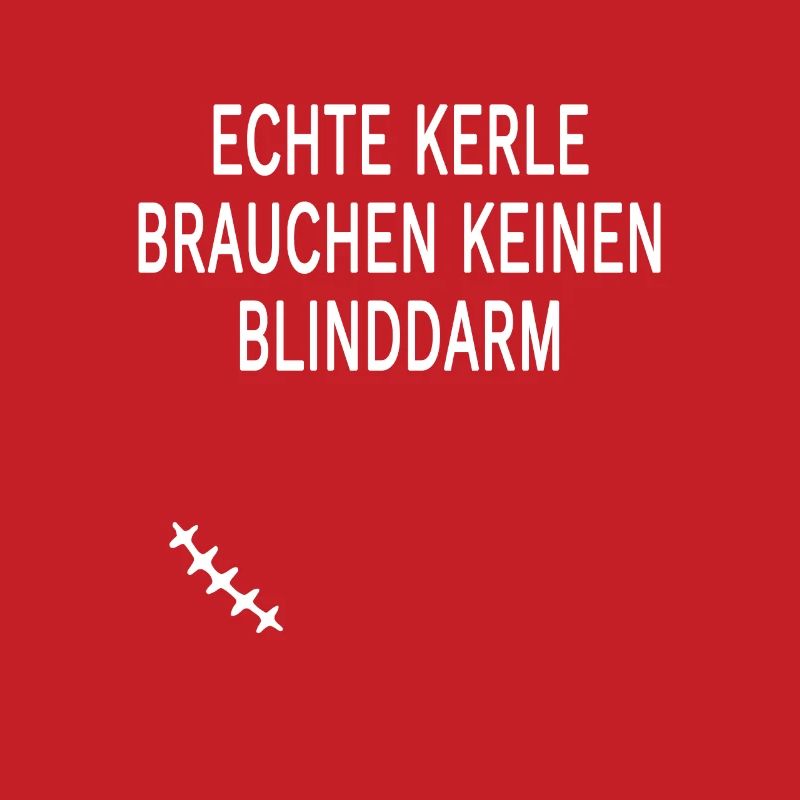Blinddarm Operation Narbe Appendix Geschenk