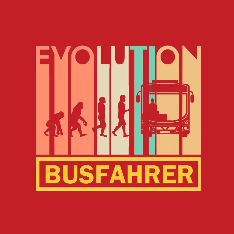 Busfahrer Beruf Geschenk · Evolution