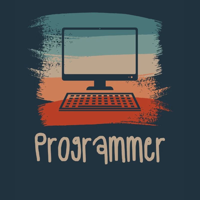 Retro Vintage Programmer Computer Programming