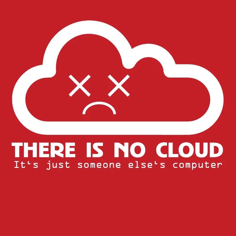 Cloud joke computer nerd computer science geek