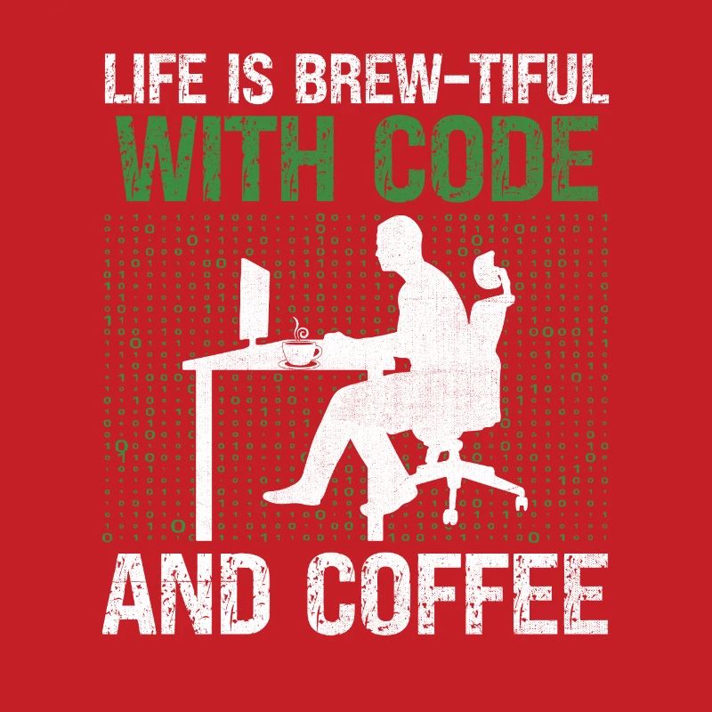 Kaffee-Codierung Programmierer Programmierer Entwickler Nerd Coff