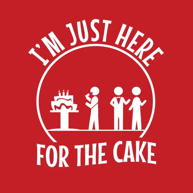 Im just here for the cake wedding