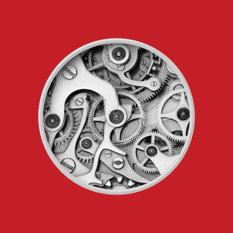 Clock - Clockwork Orange Clockwork Gear Clock