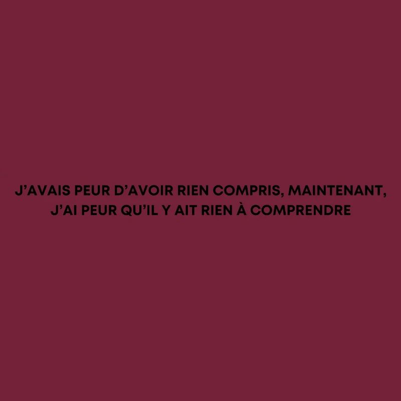 J'avais peur d'avoir rien compris - Orelsan