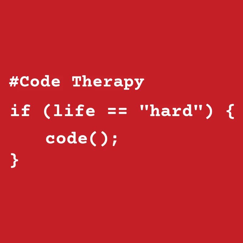 Code Therapy – Funny Programming T-Shirt