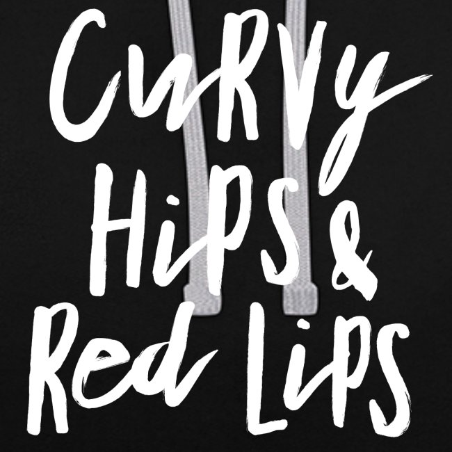 Curvy Hips & Red Lips White