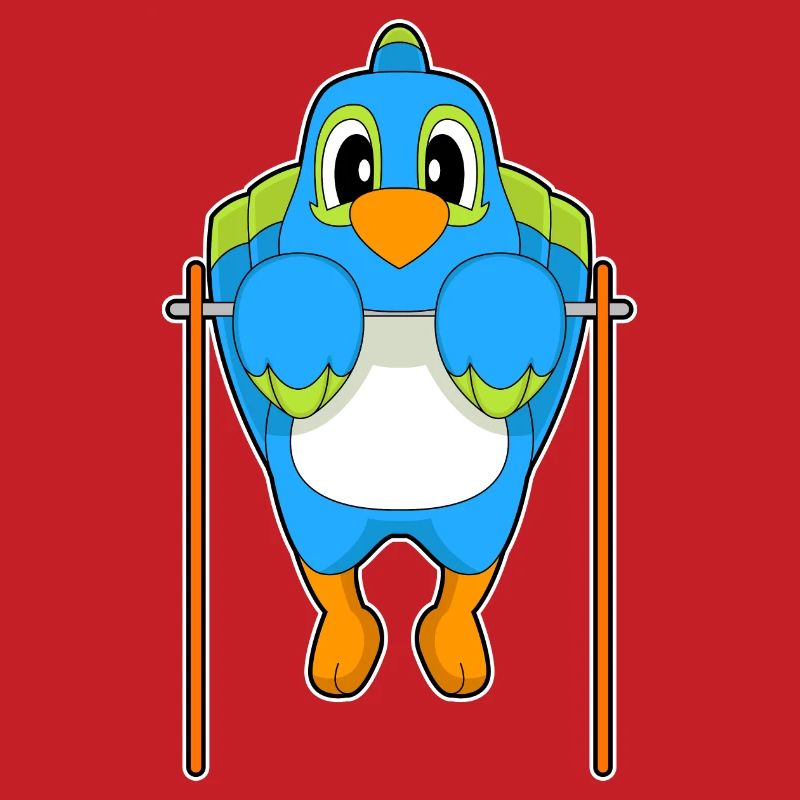 Parrot Bodybuilder Pull-ups