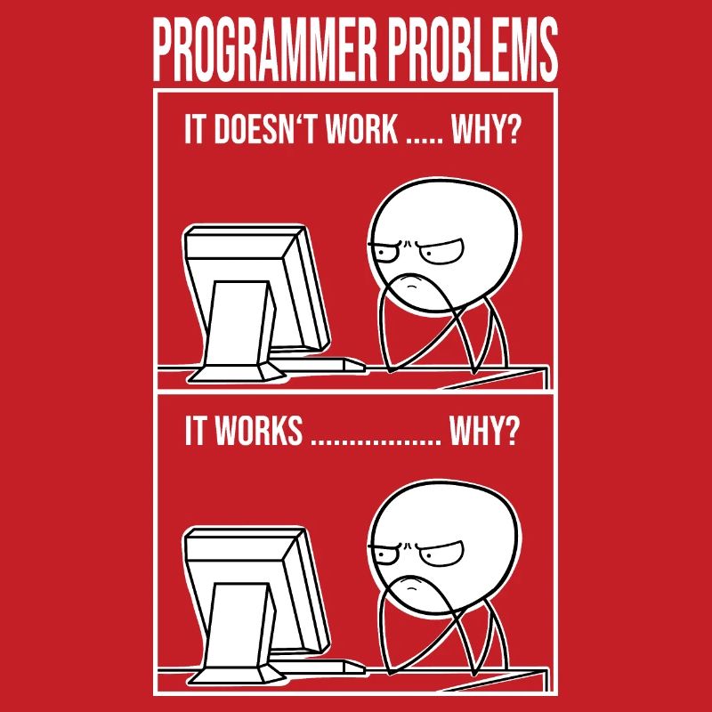 Problèmes de programmation étudiant en informatique drôle
